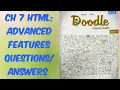 CH 7 HTML ADVANCED FEATURES COMPUTER ICSE BOARD CLASS 7