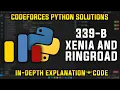 339B Xenia and Ringroad Codeforces Python Solutions Explanation Walkthrough