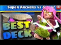 THE BEST DECK FOR SUPER ARCHERS vs GOLEM 100 WIN RATE