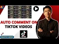 How To Auto Comment On Tiktok Tiktok Comment Bot Tutorial