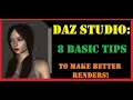 Daz Studio 8 Basic Tips to Make Your Renders Better