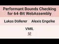 VMIL24 Performant Bounds Checking for 64-Bit WebAssembly