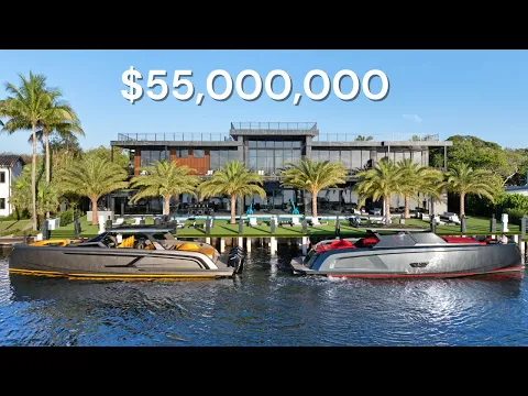 Download MP3 Inside THE MOST Amazing Modern Waterfront House in Fort Lauderdale / Miami