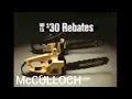McCulloch Chainsaw Commercial