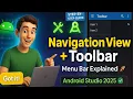 Navigation Drawer Toolbar in Android Studio Complete Tutorial with Real Project