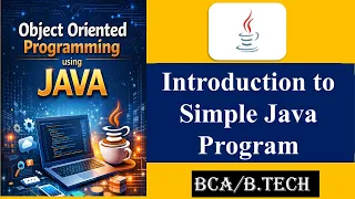 Introduction to simple java program BCA Example hindi