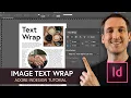 How to Wrap Text Around an Image in Adobe InDesign in UNDER 2 Minutes