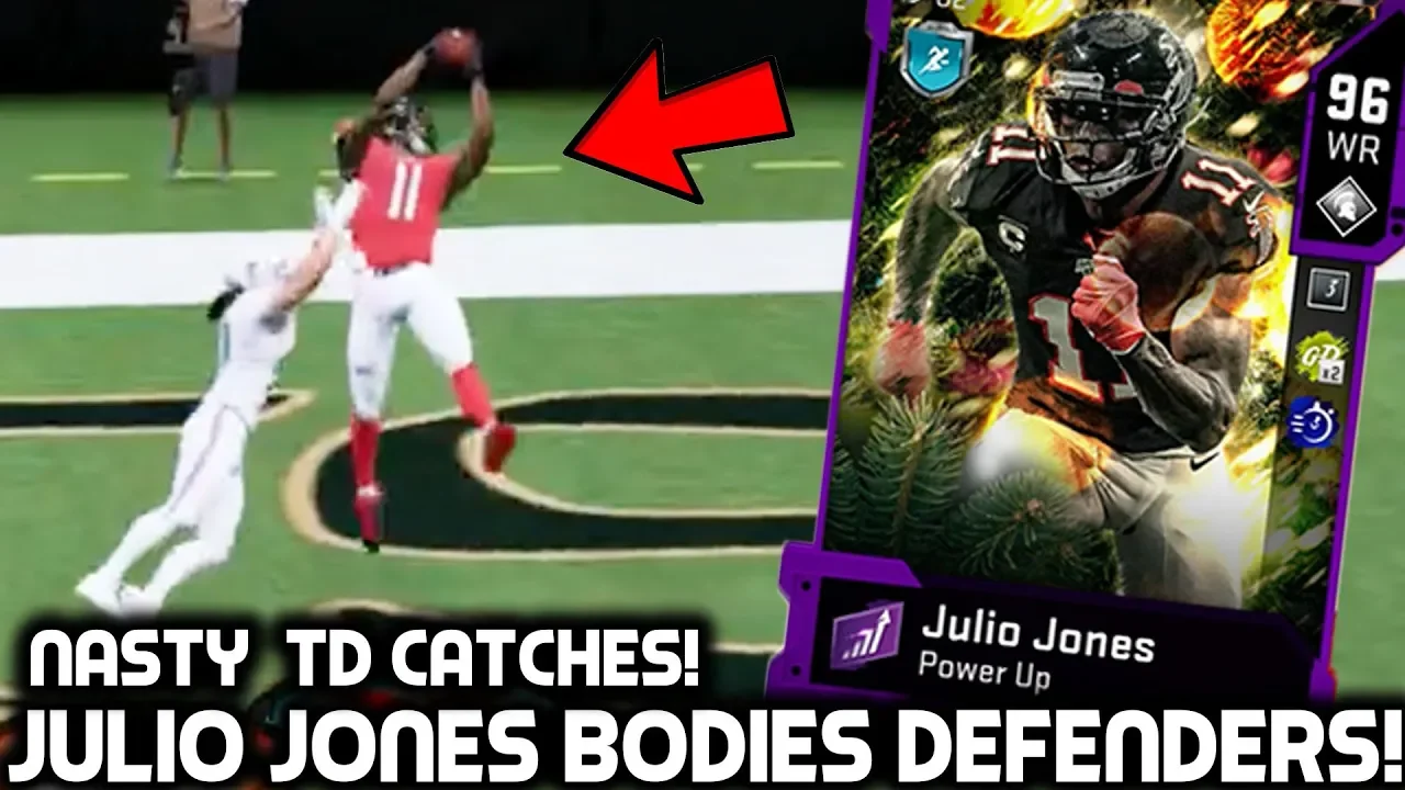 JULIO JONES MAKES IMPOSSIBLE CATCHES! HE'S AN AGGRESSIVE CATCH MACHIINE! Madden 20 Ultimate Team