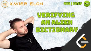LeetCode 953 Verifying an Alien Dictionary Solution Explained Java Whiteboard