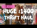 Huge 1400 Thrift Haul from Melbourne s BEST Op Shops