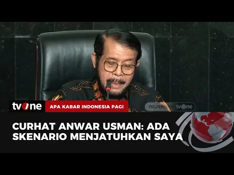 Usai Dicopot MKMK, Anwar Usman: Saya jadi Objek Politisasi