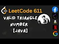 Leetcode - Valid Triangle Number Java