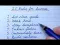 How to write in cursive Cursive writing Cursive handwriting practice 20 Rules for Success