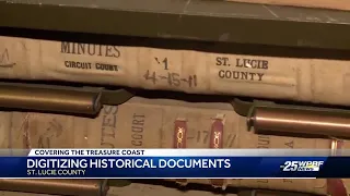 Our history is important St Lucie County clerk of court works to digitize deeds dating back t