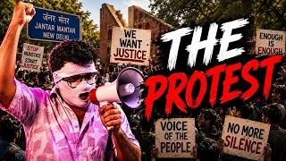Protest With Angry Mask