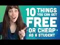 Free and Cheap stuff with a College ID Student Discount 2022