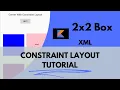 Constraint Layout Perfect 2x2 Box Grid Design in Android Studio