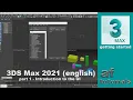 Getting Started in 3DS Max part 1 - Introduction to the UI