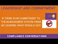 QHSE Leadership and Commitment - What if there is no management commitment from my leaders