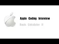 Apple Coding Interview Question Leetcode 227 Basic Calculator II