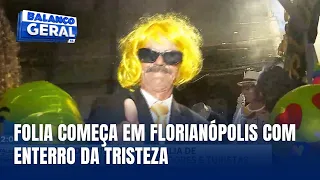 Enterro da Tristeza dá início oficial ao Carnaval em Florianópolis