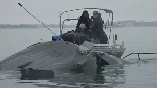 See the D.C. helicopter crash debris: Watch investigators search what remains from crash scene