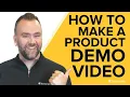 How to Make a Product Demo FREE Template