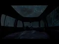 Leave It All To Sink Into Heavy Rain And Thunderstorms - Relax And Sleep In Cozy Car