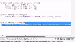 Java Programming Tutorial 37 Display Regular time YouTube