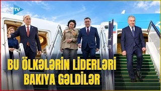 TƏCİLİ! Bu ölkələrin liderləri Bakıya gəldilər – Hava limanından GÖRÜNTÜLƏR