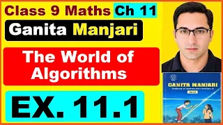 Class 9 Maths Exercise 11.1 | Ganita Manjari Ex 11.1 | The World of Algorithms | Ncert Maths 9 Ch 11