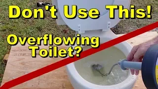 Download Don't Use Drain Snake in Toilet. Best Way to Unclog Toilet Bowl MP3