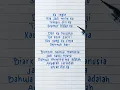 Ku Ingin Kau Jadi Miliku · Monyo Nika · Lyrics