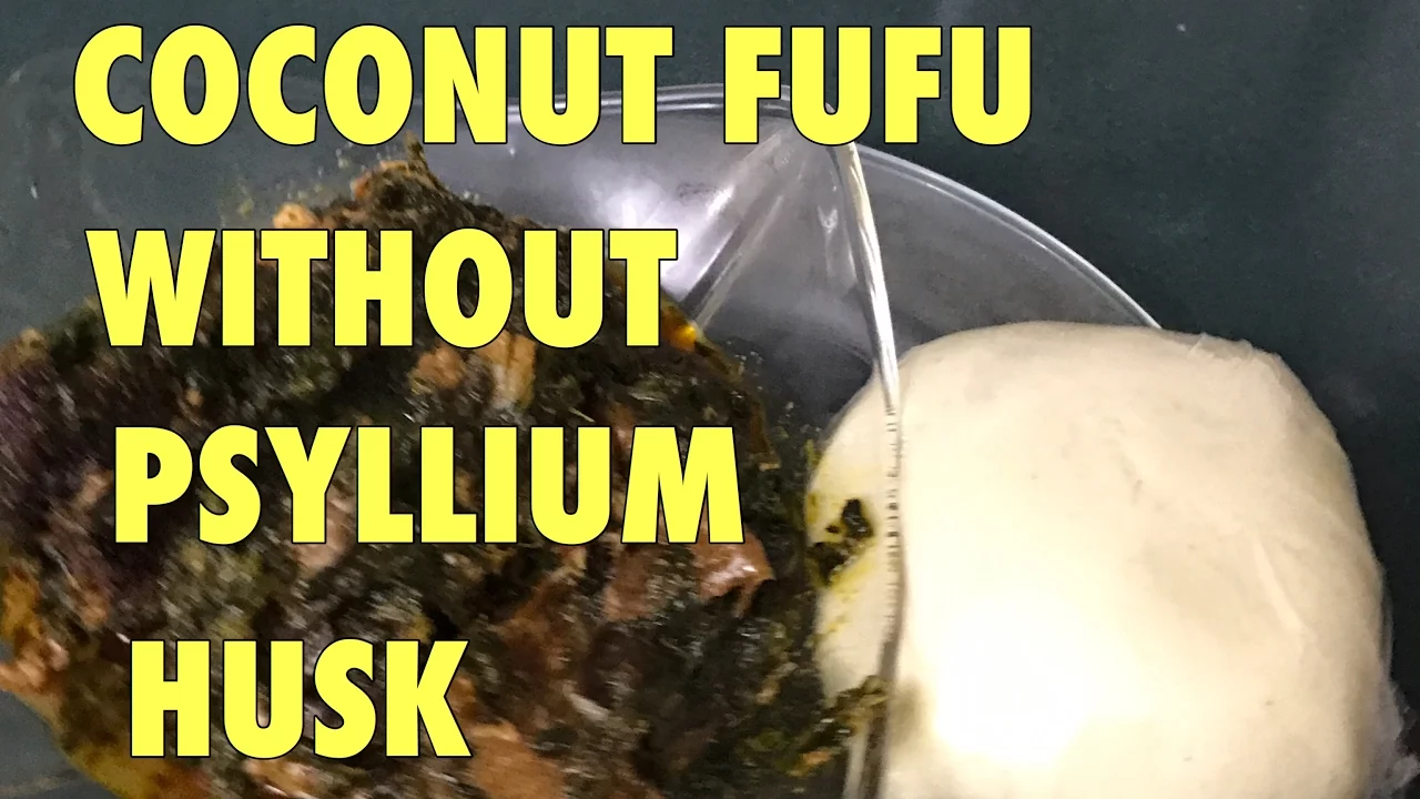 KETO//HOW TO MAKE COCONUT FUFU WITHOUT PSYLLIUM HUSK POWDER