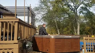 Moving Spa 7 How To Move Four Winds Hot Tub Off Deck By Myself