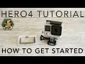 GoPro HERO 4 Black Silver Tutorial How To Get Started