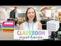 CLASSROOM MUST HAVES things I love in my classroom