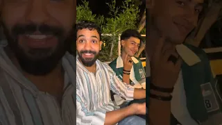 الاسطي ناصر دوقه مع الكويتي مضحك جدا 