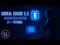 Unreal Engine 5 6 C Interaction System - Part 1 Interface Base Class UI Setup