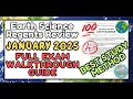 January 2025 Earth Science Regents Exam Review Comprehensive Study Guide for Test Prep Success
