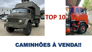 CONSEGUE AVALIAR??? VEJA 10 CAMINHÕES A VENDA