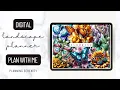 DIGITAL PLAN WITH ME NEW LANDSCAPE DIGITAL PLANNER GOOD MONDAYS PAPER MIDYEAR DIGITAL PLANNER
