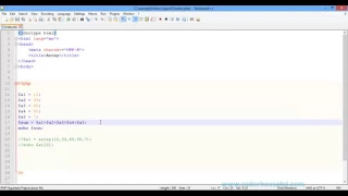 PHP Tutorial Bengali Part 12 Array