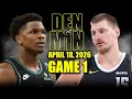 Denver Nuggets vs Minnesota Timberwolves Full Game 1 Highlights - April 18 2026 NBA Playoffs