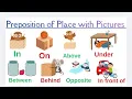 Preposition Preposition of Place in English Basic Prepositions with Pictures in English Grammar