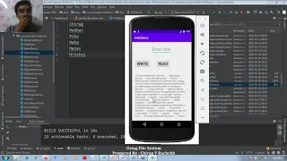 ANDROID PRACTICAL 80 USING BUFFERED READER TO READ FILE READ FILE ANDROID