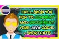 How To Write Java Comments in Eclipse Shortcuts