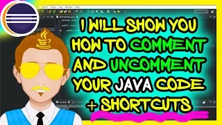 How To Write Java Comments in Eclipse Shortcuts