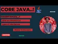 CORE JAVA inheritances in java why we use inheritance detailed in Urdu