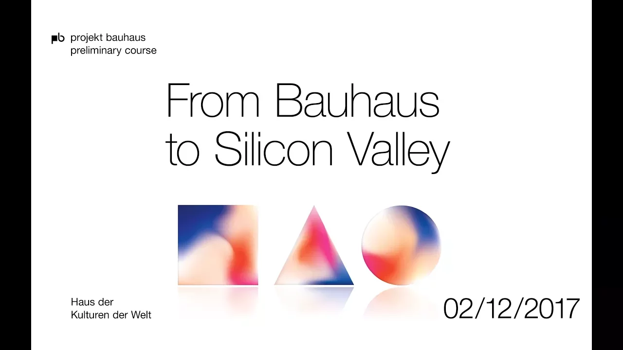 Preliminary Course: From Bauhaus to Silicon Valley. Part 2/4 – Keynote lecture by Fred Turner
